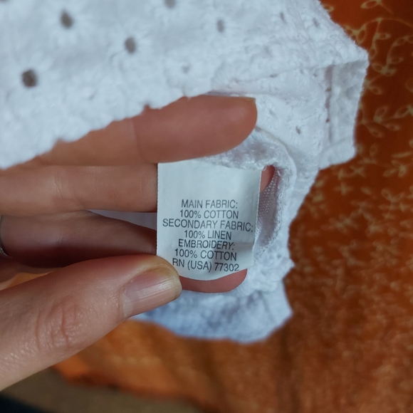 Zara eyelet spaghetti strap top - Picture 4 of 4